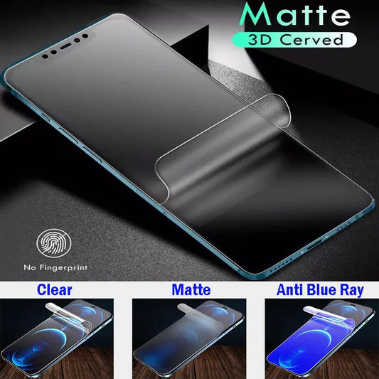 Matte Anti-Blue Light Hydrogel Screen Protector for Samsung Galaxy A51/A71/A31/A21/A21S/A11/M11 Clear Protective Film (1–4 Pack)