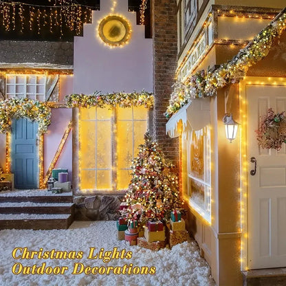 LED Waterproof Christmas Fairy Lights – 5/10/20M Outdoor String Lights for Garden, Tree, Home, Halloween, and Holiday Decoration