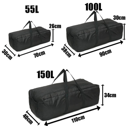 Camping Equipment Storage Bag – Large Waterproof Travel Duffle & Backpack for Men & Women Outdoor Hiking