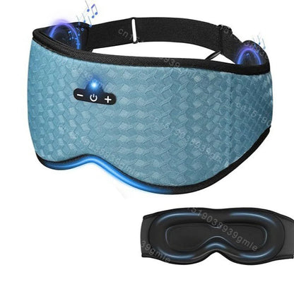 3D Bluetooth Sleep Mask with Built-in Headphones – Wireless Music Eye Mask, Noise Reduction & Blackout Comfortable Sleeping Headband