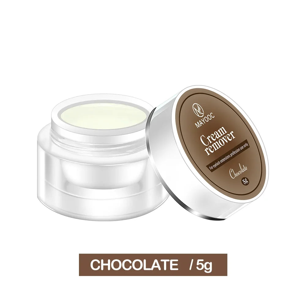 MAYOOC 5/15g Eyelash Glue Remover — Quick-Dry Transparent Cream for Professional Eyelash Extensions, Custom Logo Available