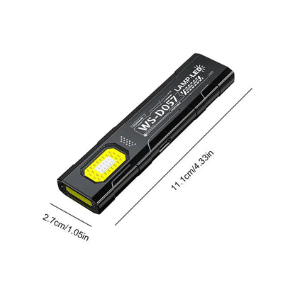 Rechargeable 550LM LED Keychain Flashlight — Mini Pocket Torch Lantern with Magnet for Emergency & Work