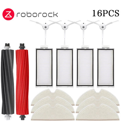 Roborock Q8 Max, Q5 Pro Replacement Parts – Main Brush, Side Brush, HEPA Filter, Mop & Dust Bag Accessories