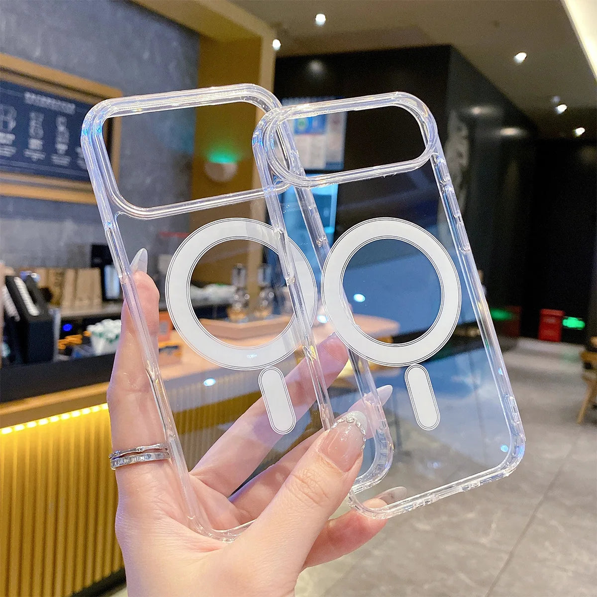 Transparent Magnetic MagSafe Case - Shockproof Original Style Cover for iPhone 17 Air 16 15 14 13 12 11 Pro Max
