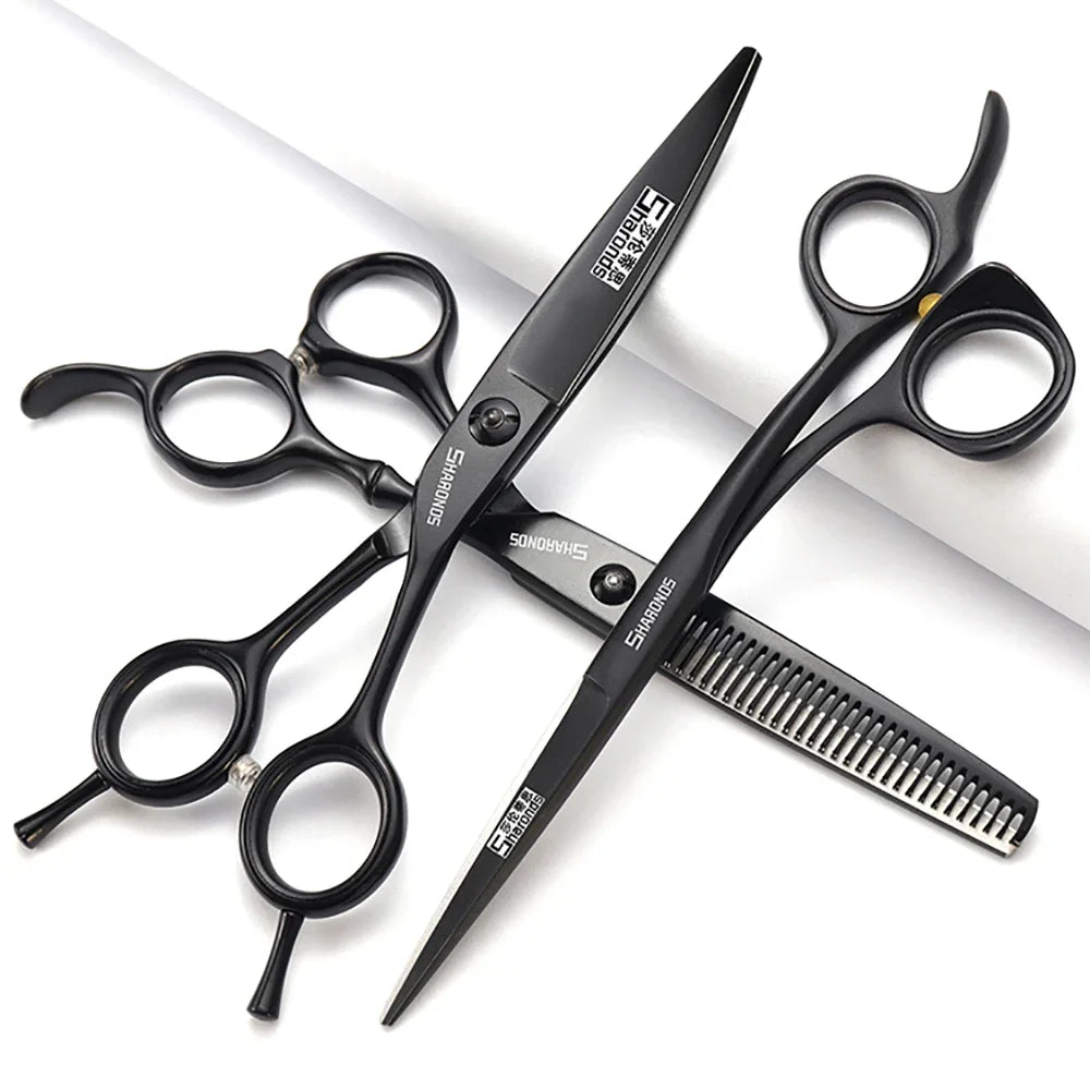 SHARONDS Professional Hairdressing Scissors – 440C Japanese Steel Barber Shears for Salon & Home Use