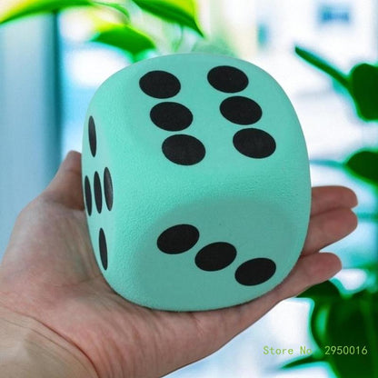 80mm Large Foam Dot Dice – Six-Sided Counting Toy for Kids, Learning Aids for Classroom Math and Board Games