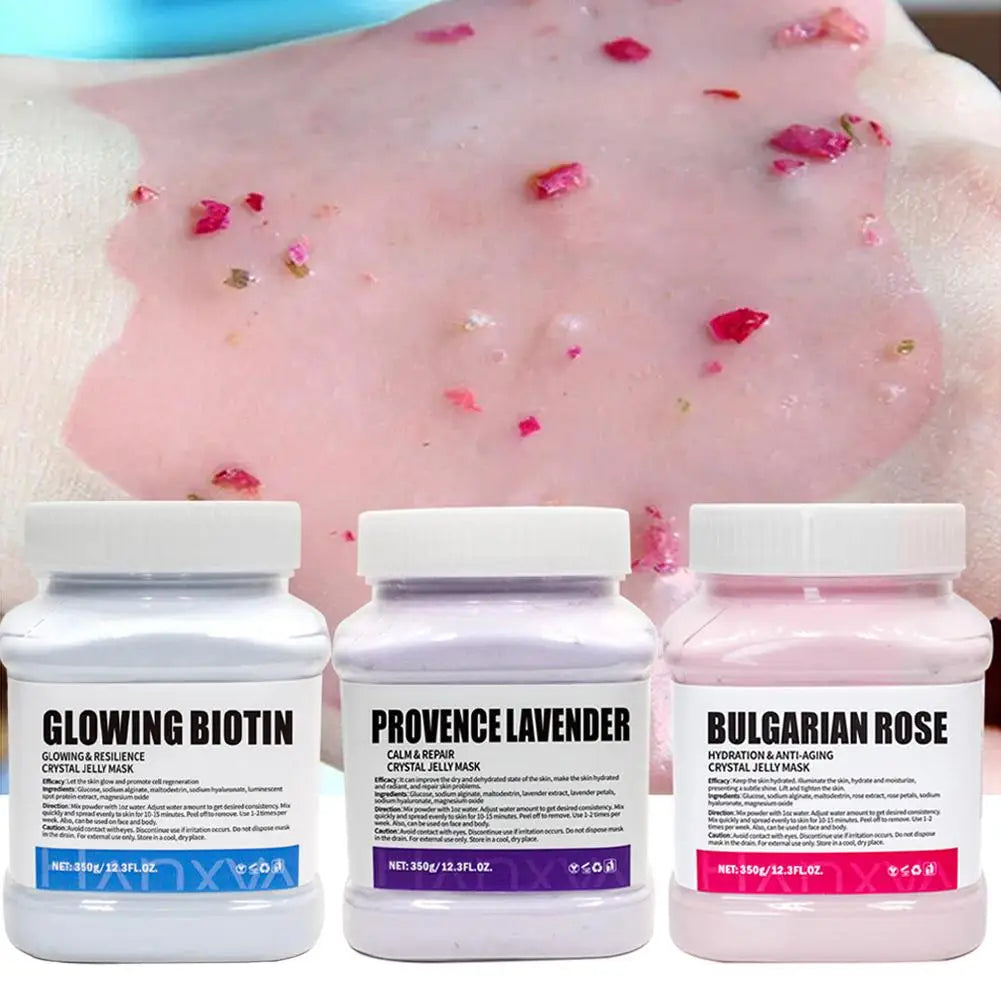 Professional Rose Jelly Face Mask – Hydrating, Nourishing Hydro Jelly Powder Gel Peel-Off Skincare