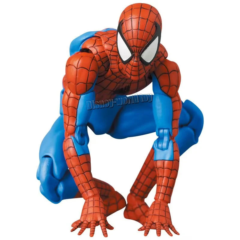 CT Toys Spiderman Mafex 185 Classic Costume Anime Figure - Miles Morales & 2099 Spider-Man Action Figure, Kids Gift Figurine