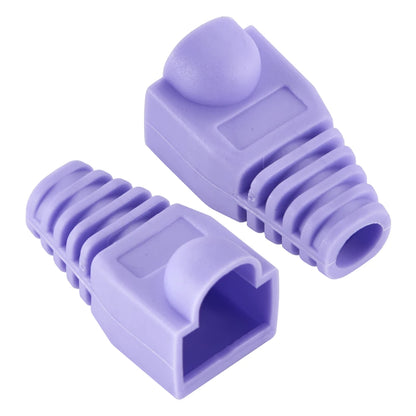 Mixed Color RJ45 Ethernet Cable Boots — Strain Relief Covers for CAT5E/CAT6 Connector Plugs