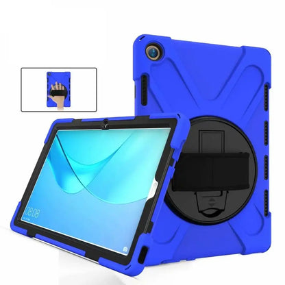 Huawei MediaPad M5 10.8 Case - 360° Rotating Hand Strap Shockproof Protective Stand Cover