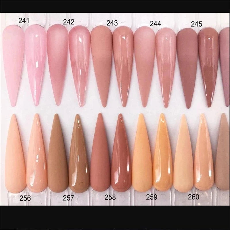 50g/100g Nude Nail Acrylic Powder Bulk Set – 4-in-1 Solid Crystal Extension, Dipping & Engraving Nail Art Monomer Wholesale