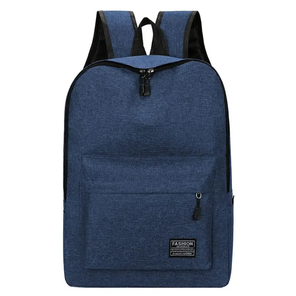 Trendy Minimalist Large Capacity Backpack for Men & Women – Versatile School, Travel & Laptop Bag, Washable Unisex Design
