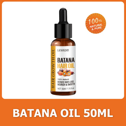 Lewedo Naturals Batana Oil - Pure Hair Care Treatment for Men & Women Nourishing Shiny Hair & Scalp Support