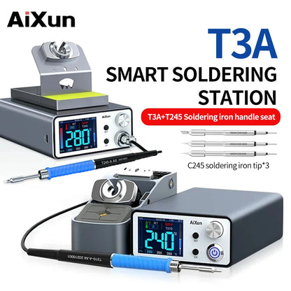 Aixun 200W T3A Smart Soldering Station – T12/T245 Handle for PCB & BGA Motherboard Welding Repair Tools