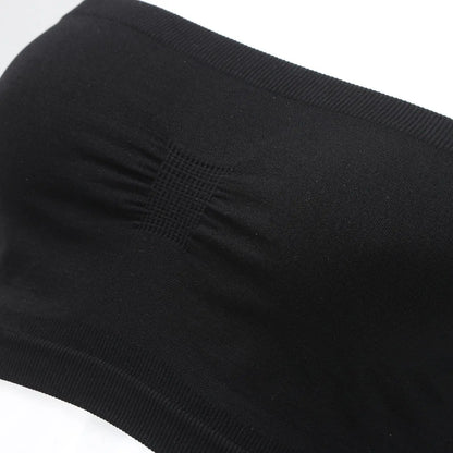 Women’s Strapless Seamless Tube Top – Wireless Anti-Slip Bandeau Bra for Summer