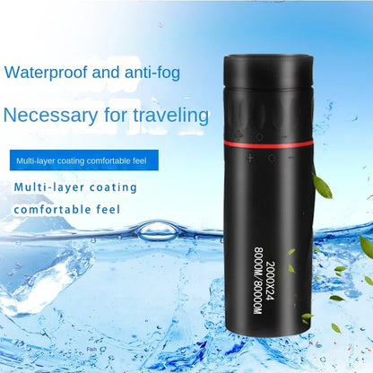 2000x24 HD Monocular Telescope – Mini Portable Phone Telescope with Holder for Outdoor Camping, Hunting & Birdwatching