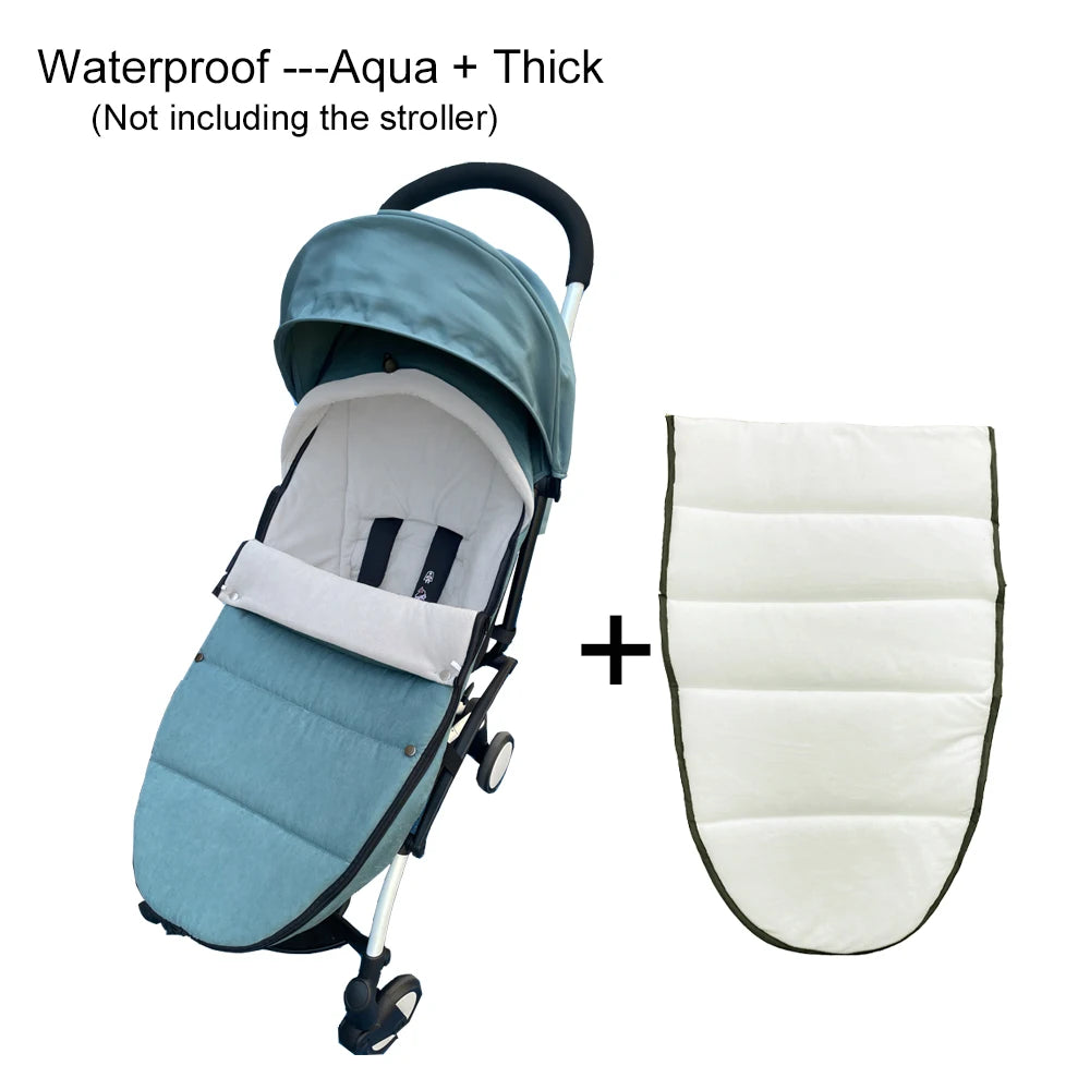 Universal Stroller Footmuff – Windproof, Waterproof & Thermal Warm, Compatible with YOYO & Bugaboo Strollers