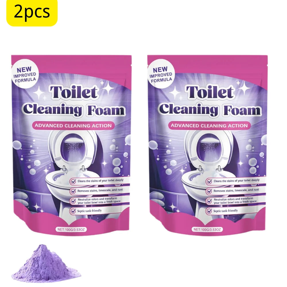 Toilet Cleaning Foam - Bathroom Toilet Cleaner and Deodorizer for Odor Removal and Long-Lasting Freshness