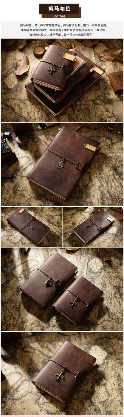 Moterm Genuine Leather Travel Notebook – Handmade Vintage Cowhide Diary, Journal, Sketchbook & Planner TN Cover