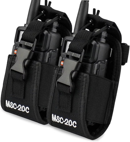 Multi-Function Universal Pouch Holster Case for GPS PMR446 Two-Way Radios, Motorola, Kenwood, Midland, ICOM & Yaesu Transceivers