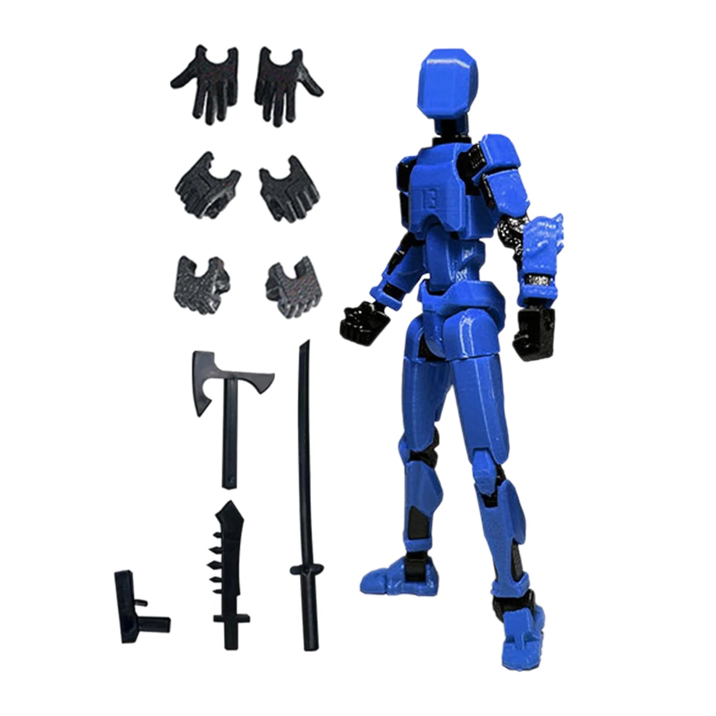 13-Joint Articulated Figure – Movable DIY 3D Printed Action Doll for Stop Motion & Animation