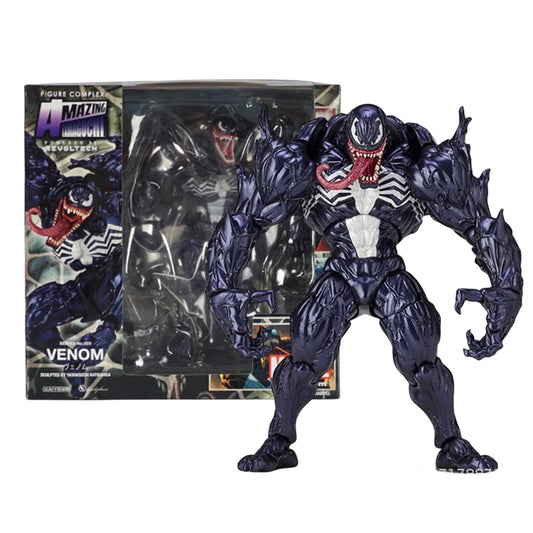 Venom Amazing Yamaguchi Action Figure — Joint Movable Face-Change Collectible Model Toy for Kids Gift