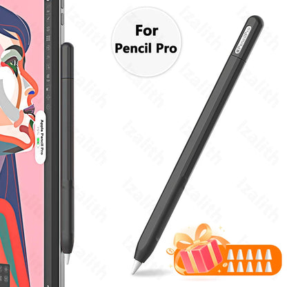 Pencil Case for Apple Pencil Pro | Soft Silicone Ultra-Thin Protective Cover for iPad Pencil