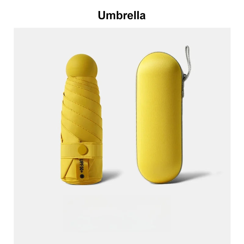 Flat 50% Off Women’s Sun Protection Parasol – Anti-UV Dual-Use Sunny & Rainy Pocket Umbrella