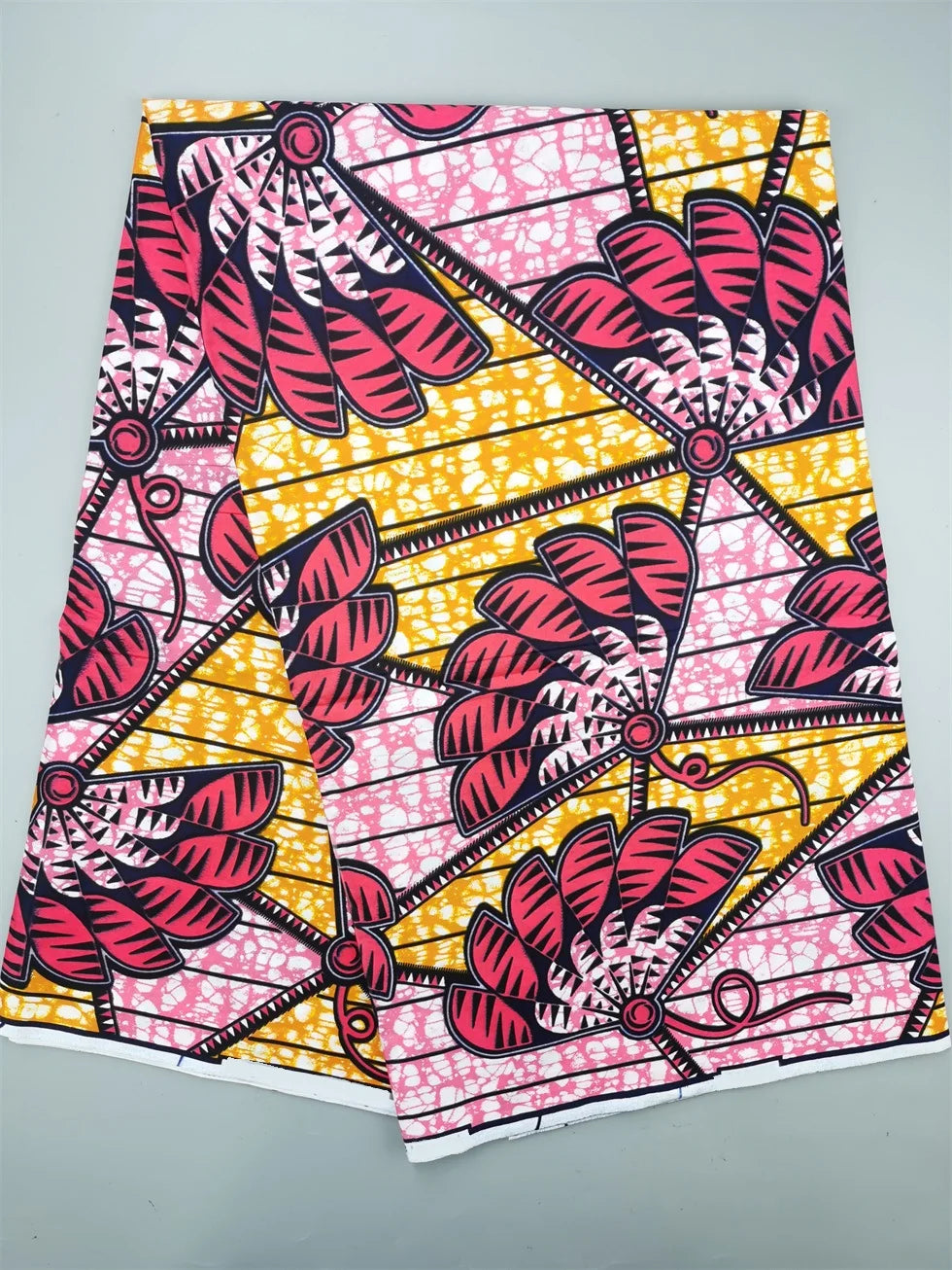 New Nigerian African Wax Fabric - 100% Cotton Real Wax Ankara Print High Quality Original Pagne Material
