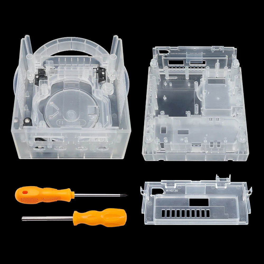 Bitfunx GameCube Replacement Shell - Housing Case for Nintendo NGC DOL-001 & DOL-101 Consoles