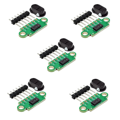 VL53L5X V2 Time-of-Flight Sensor Module - Wide Field Multi-Zone Laser Distance Ranging Sensor with Protective Cover, VL53L5CX-Compatible Module