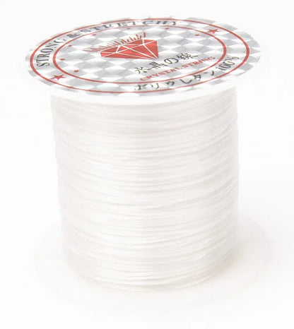 10M Strong Elastic Crystal Beading Cord – 1mm Stretch Thread for DIY Bracelets, Necklaces & Jewelry Making