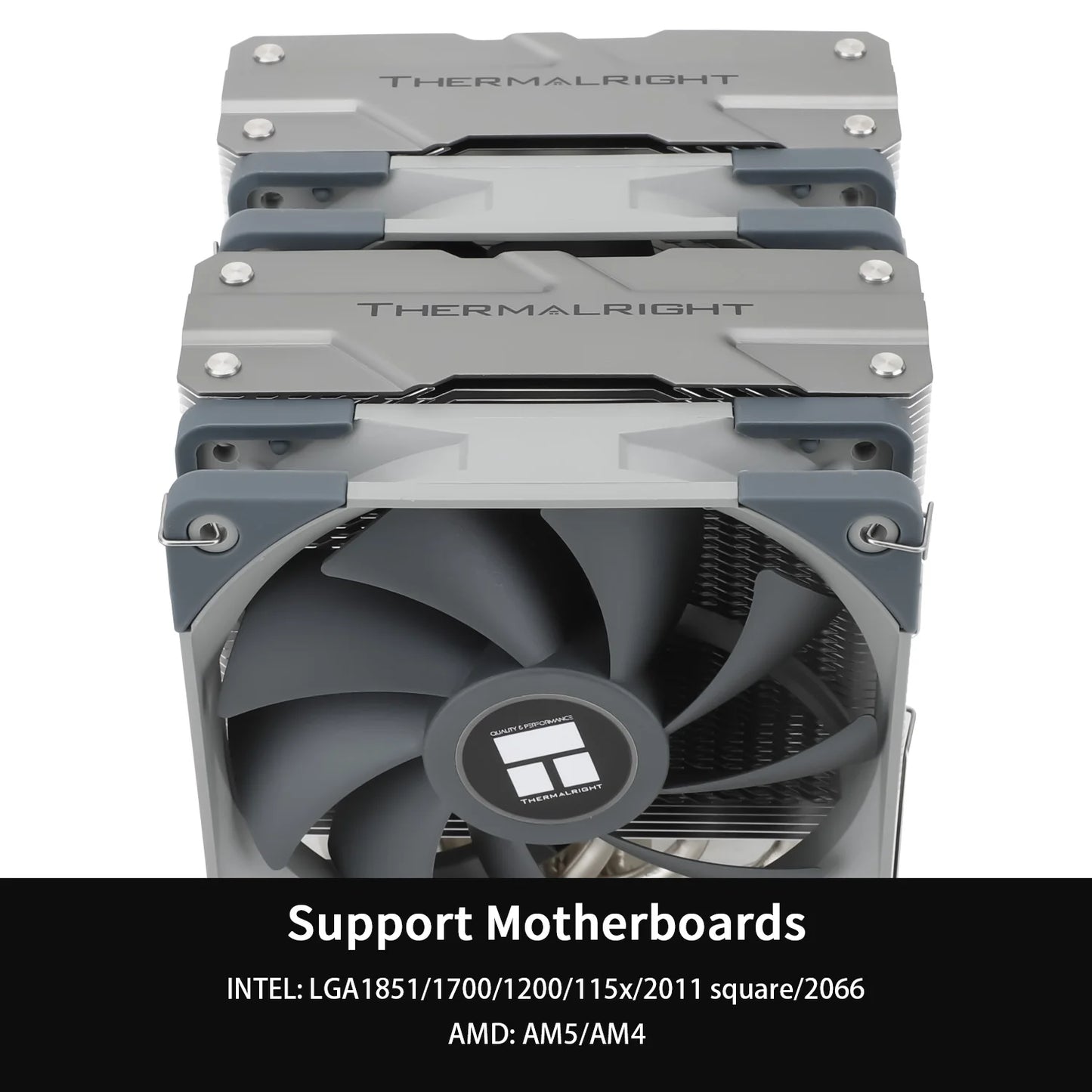 Thermalright Peerless Assassin 120 ARGB CPU Air Cooler – Digital Black Dual Tower High Performance Radiator for Intel LGA1851/1700/1200/115X & AMD AM4/AM5