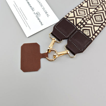 Adjustable Crossbody Mobile Phone Lanyard Strap – Anti-Lost Cell Phone Case Pendant with Zippered Wallet, Card Gasket & Coin Purse