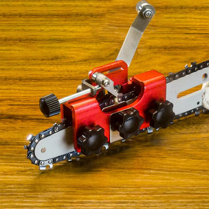 Chainsaw Chain Sharpening Jig: Sharpener Kit for All Types of Chains and Electric Saws