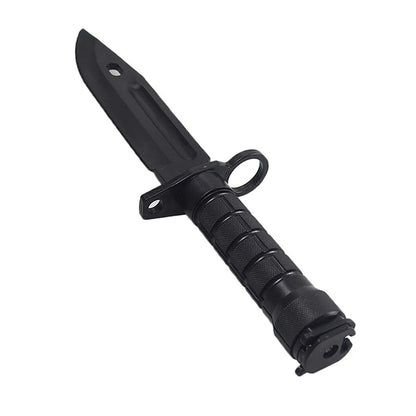 Rubber Training Knife with Sheath - Flexible Soft Plastic Dagger Prop for Halloween, Martial Arts & Costume Use