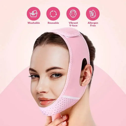 Women’s V-Line Face Slimming Band – Chin & Cheek Lift Face Lifting Bandage for Facial Massage & Skin Care
