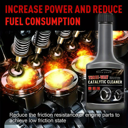 350ml Car Three-Way Catalytic Cleaner | Engine Cleaner for Exhaust Gas, Carbon Deposit Removal