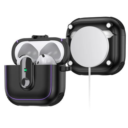 Armor Lock Earphone Case for AirPods – Shockproof TPU & PC Cover for AirPods 1, 2, 3, 4 & Pro 2, 2nd & 4th Gen