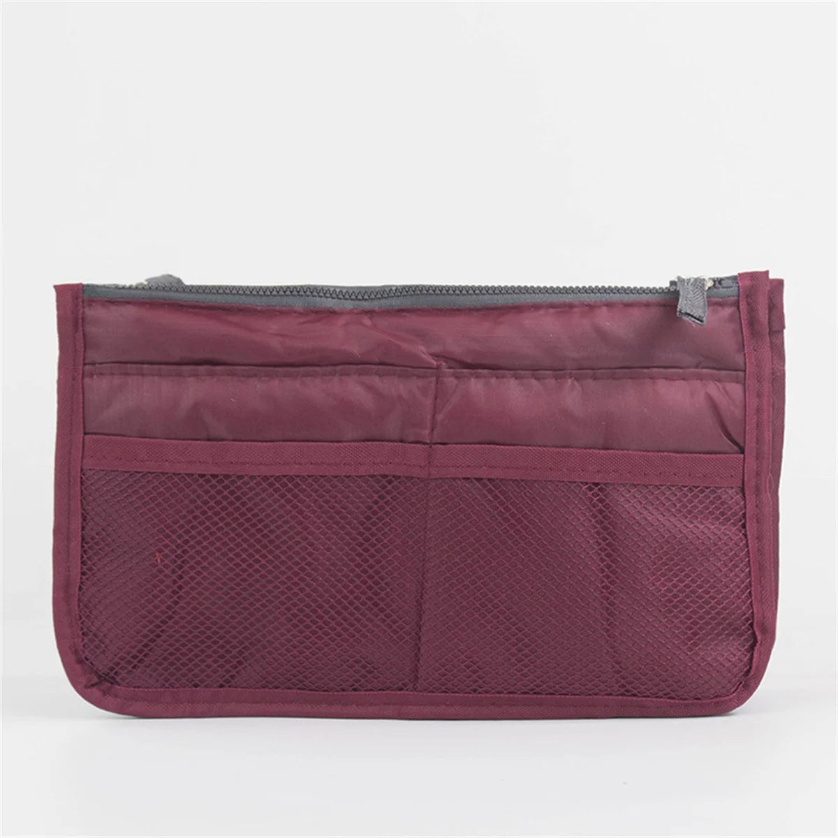 Multifunctional Bi-Fold Storage Bag - Large Capacity Double Zipper Makeup & Toiletry Organizer