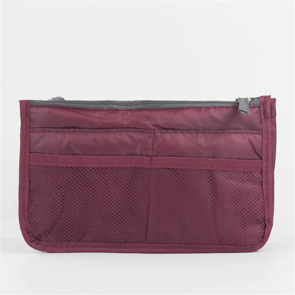 Multifunctional Bi-Fold Storage Bag - Large Capacity Double Zipper Makeup & Toiletry Organizer