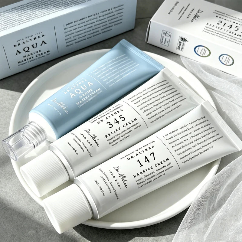 Dr.Althea Korean Skincare Cream - 345 Relief & 147 Barrier Repair Moisturizing Cream with Antioxidant Care & Vitamin C Essence