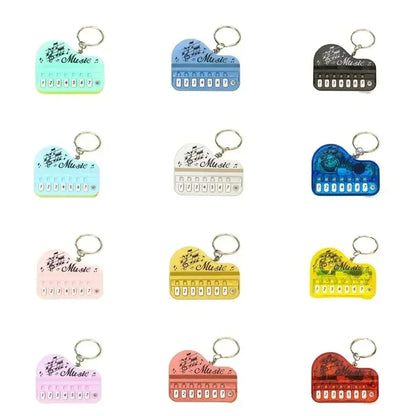 Mini Electronic Piano Keychain - Luminous Musical Toy Pendant and Creative Gift for Music Lovers