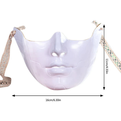 Masquerade Half Face Mask for Men & Women – Cosplay Halloween Eyemask, Costume Eye & Mouth Cover
