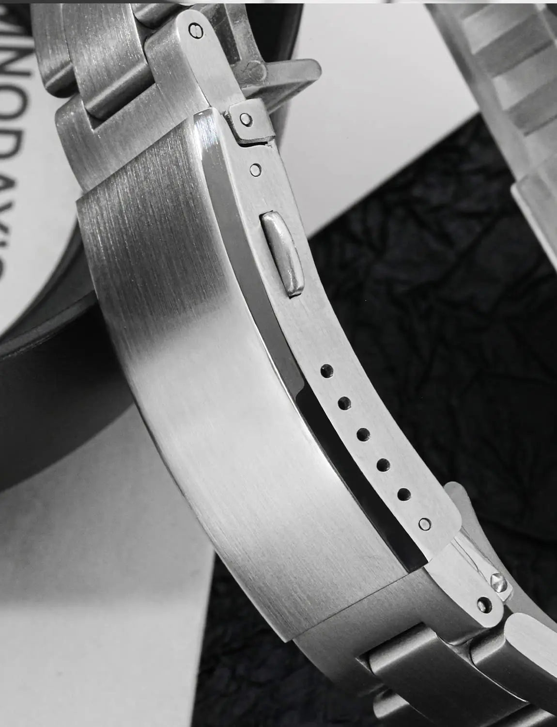Watchdives Stainless Steel Watch Clasp – 16mm/18mm/20mm/22mm Folding Safety Milled Deployant Replacement Buckle