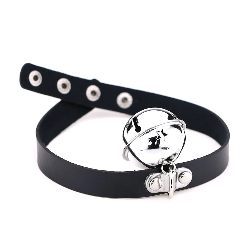 Harajuku Cosplay Rivet Star Punk Rock Gothic Collar — Sexy PU Leather Heart Cross Spike Choker Jewelry for Women