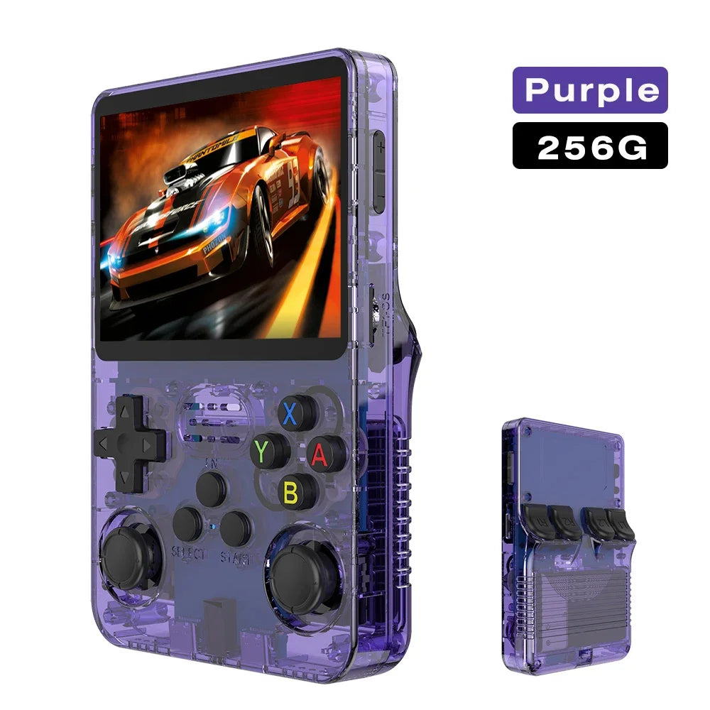 Max 256GB Retro Handheld Game Console – Linux System, 3.5 Inch IPS Screen, Portable Video Player with 64GB/128GB Games