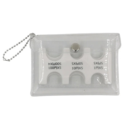 Coin Dispenser Wallet Organizer – Mini Japan Coin Holder for Car, Coin Changer & Storage Purse