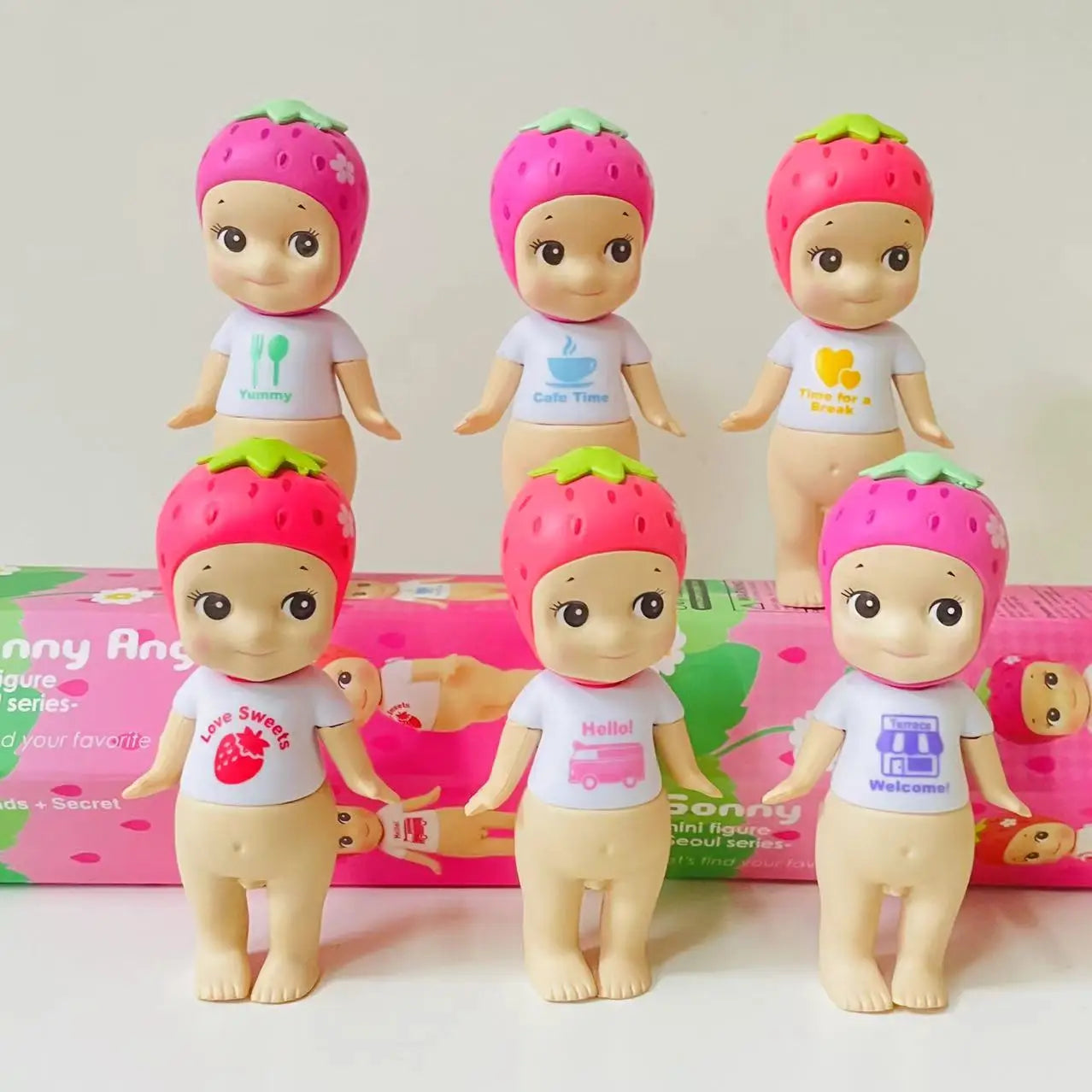 Sonny Angel Blind Box – Seoul Series Mini Anime Figures, Strawberry Dolls, Collectible Ornaments, Christmas & Birthday Gift
