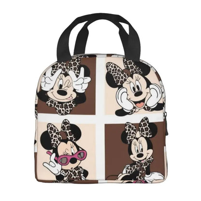 Custom Mickey Mouse Insulated Lunch Bag – Cartoon Thermal Cooler Lunch Box for Kids, Men & Women School Tote
